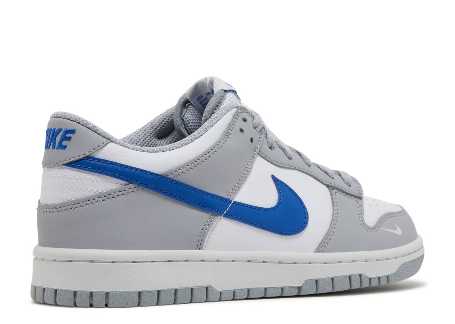 Nike Dunk Low Wolf Grey Royal Mini Swoosh (GS)