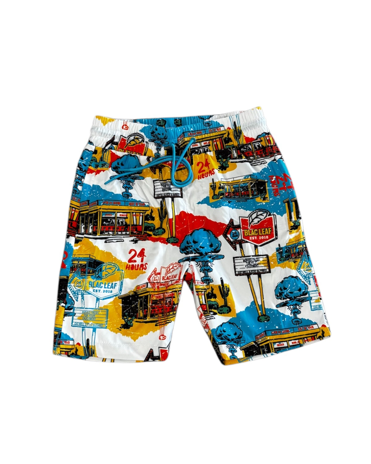 24 Hour Diner All Over Print Shorts In multicolor 