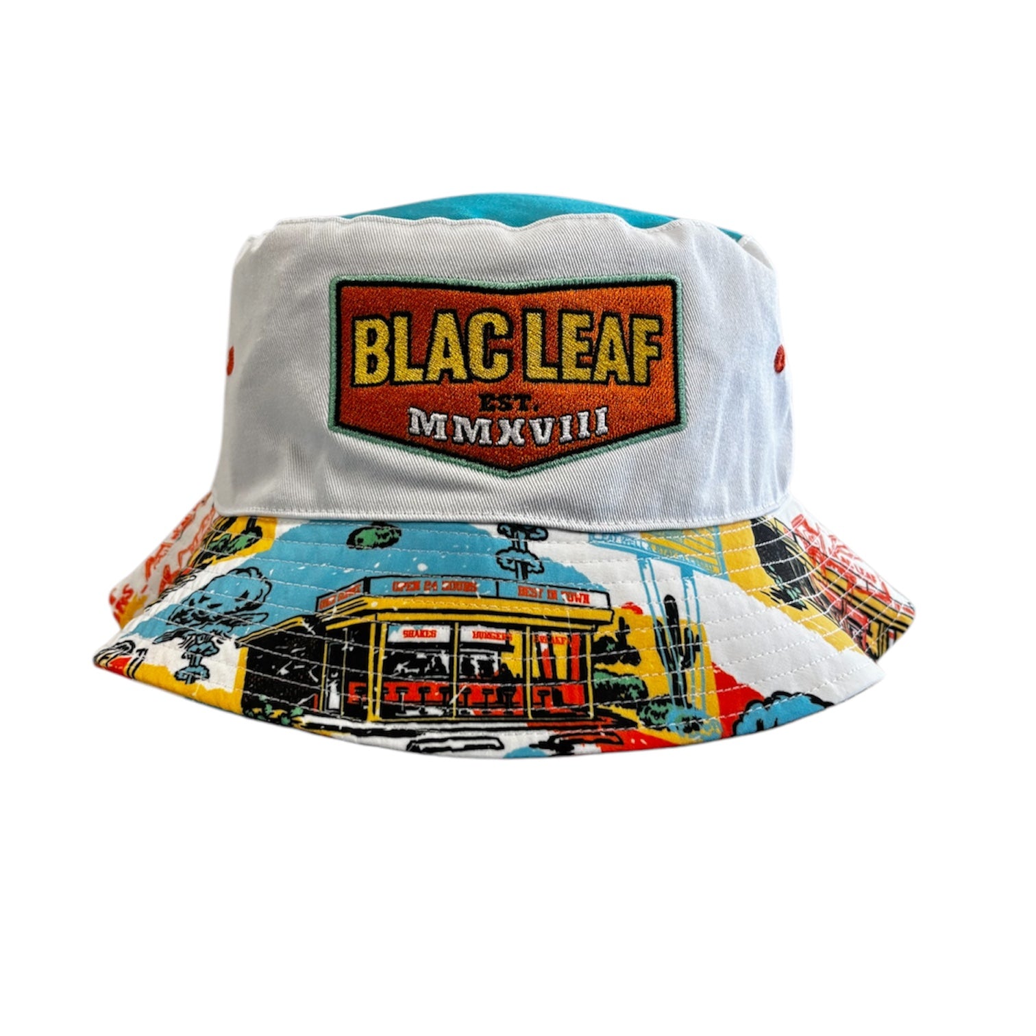 24 Hour Diner Reversible Bucket Hat In multicolor 