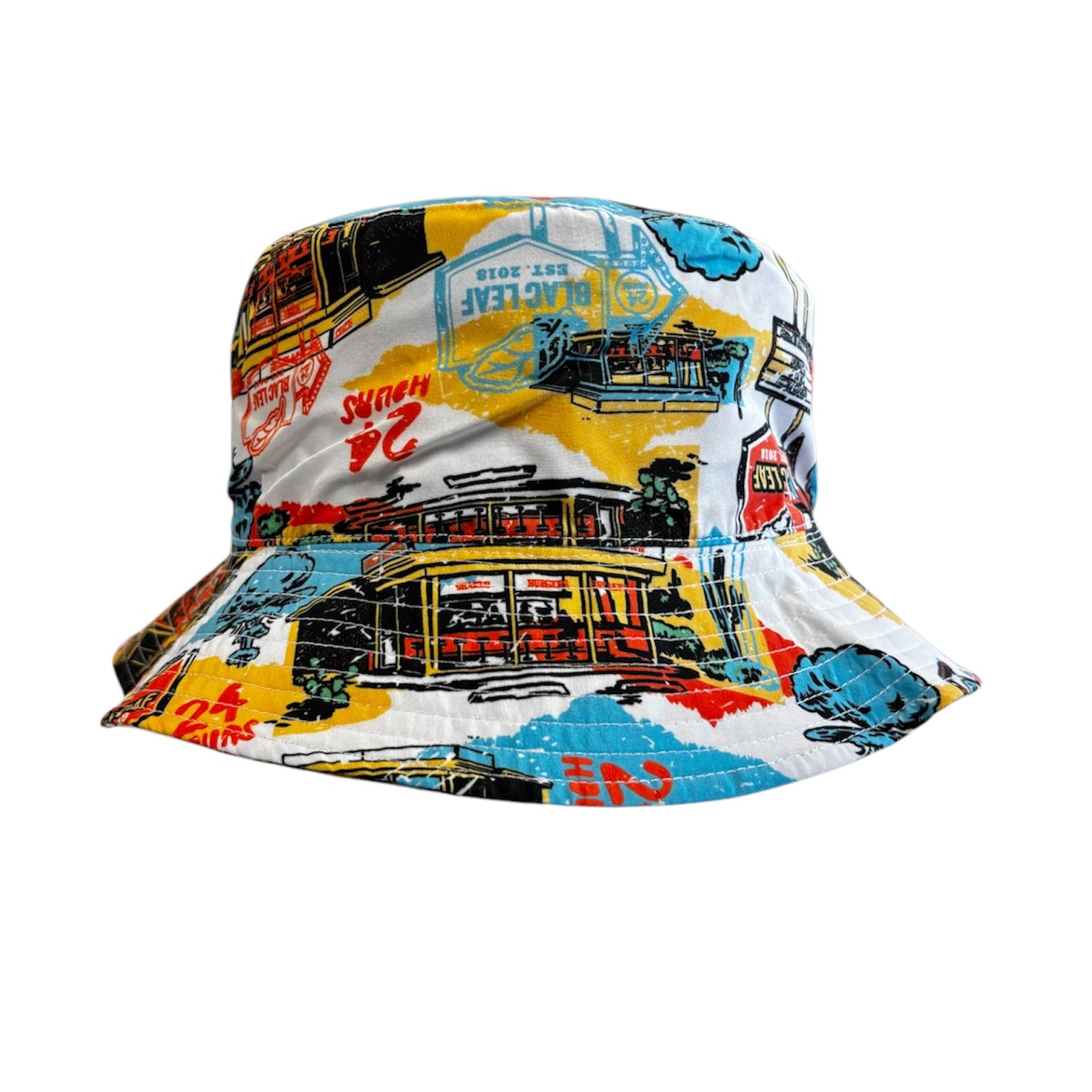 24 Hour Diner Reversible Bucket Hat In multicolor 