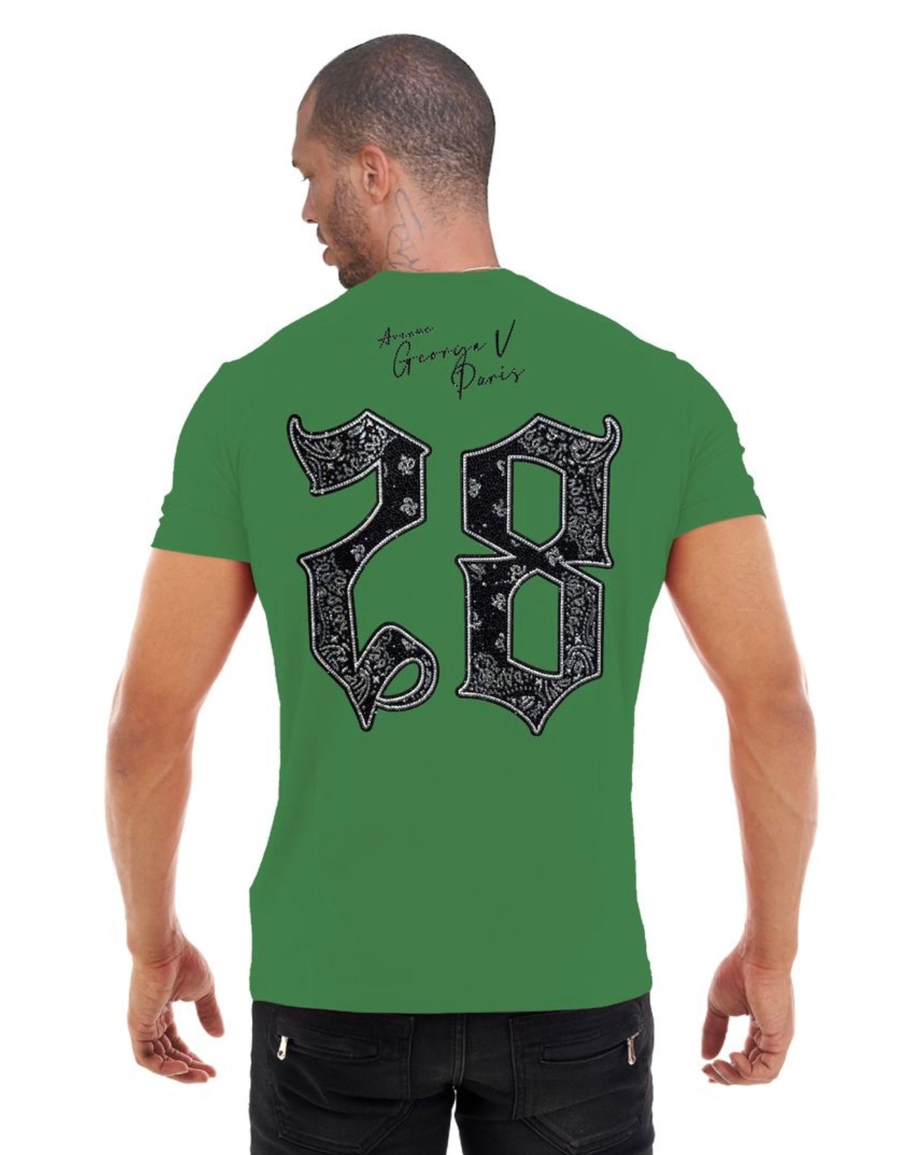 anarchist tshirt in green