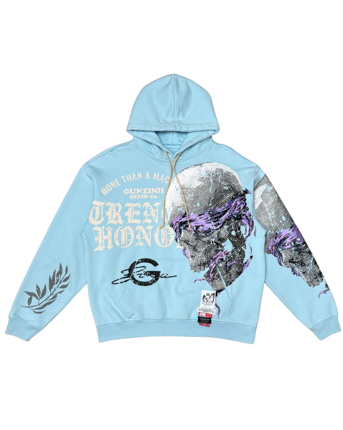 Angel Watch Hoodie in Light Blue Color 