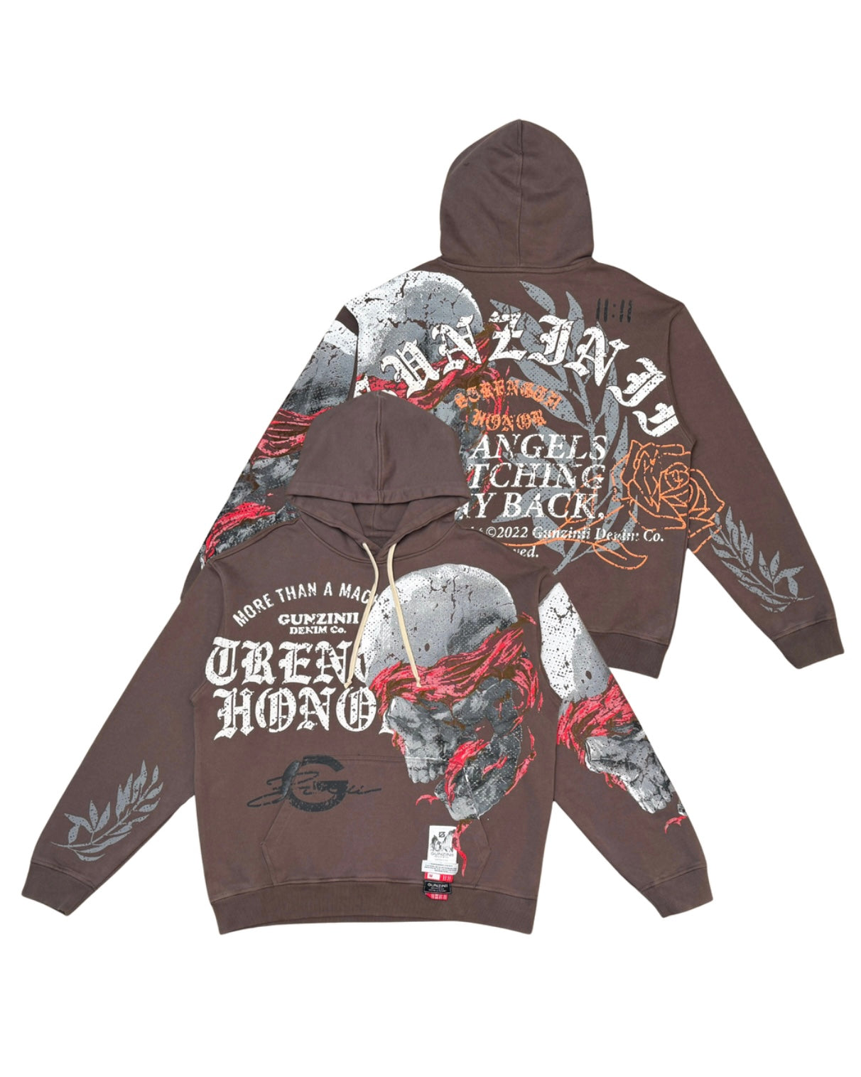 Angel Watch Hoodie in Brown Color 