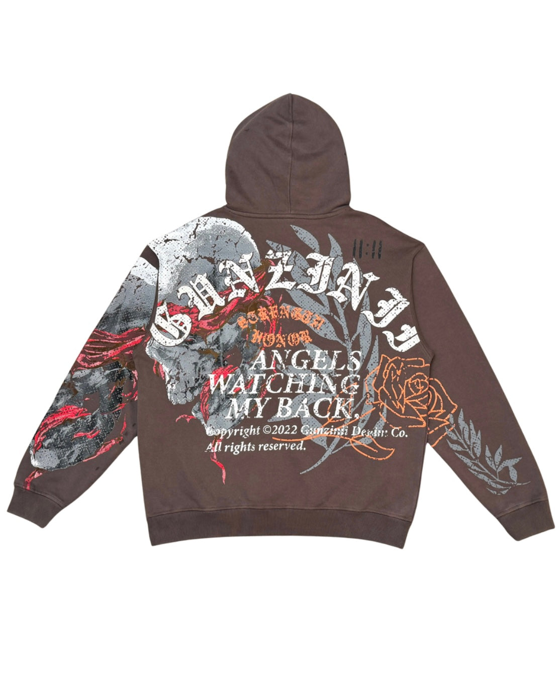 Angel Watch Hoodie in Brown Color