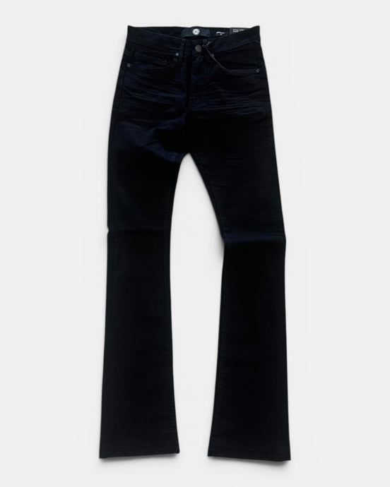 Black jeans on a white background