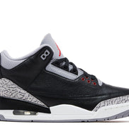 Jordan retro 3s black cement mens