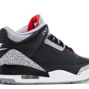 jordan retro 3s black cement men 