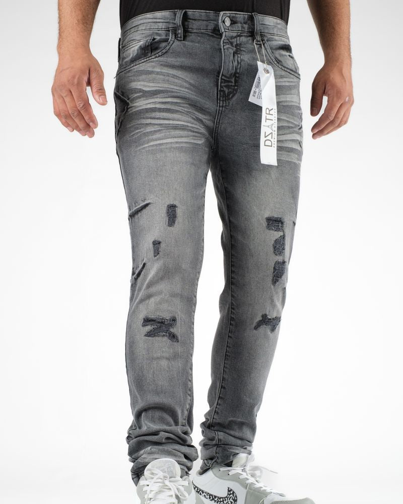 Black Rips Slim Jean DZTR-321