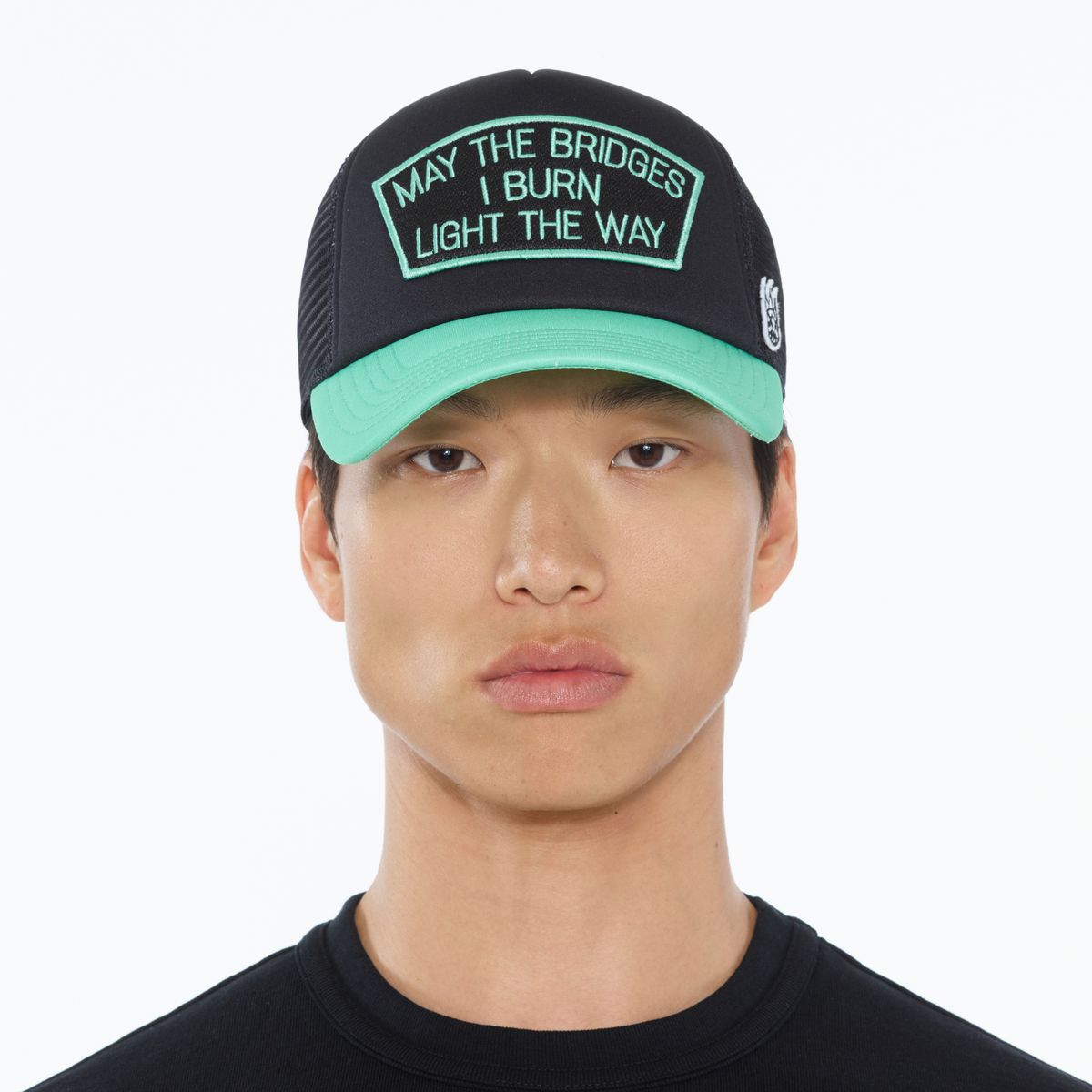 Cult of individuality May The Bridges I Burn Trucker Hat in black 