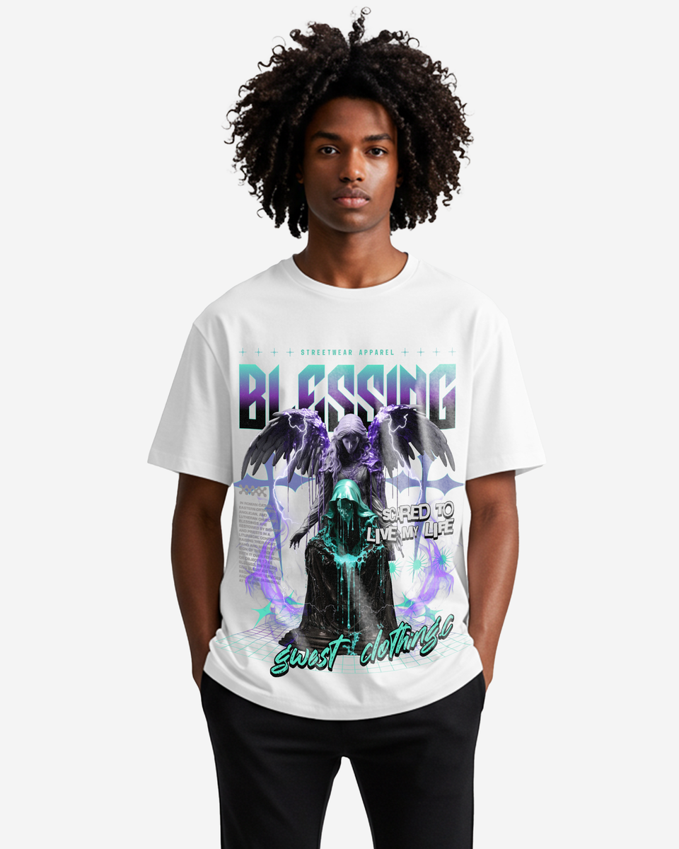 G.West blessings tee in white 