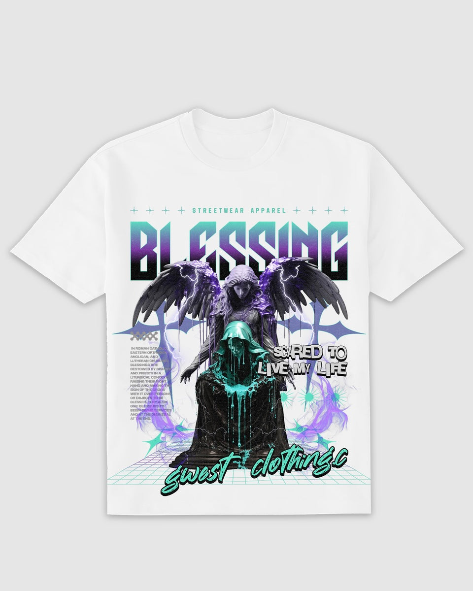 G.West blessings tee in white 