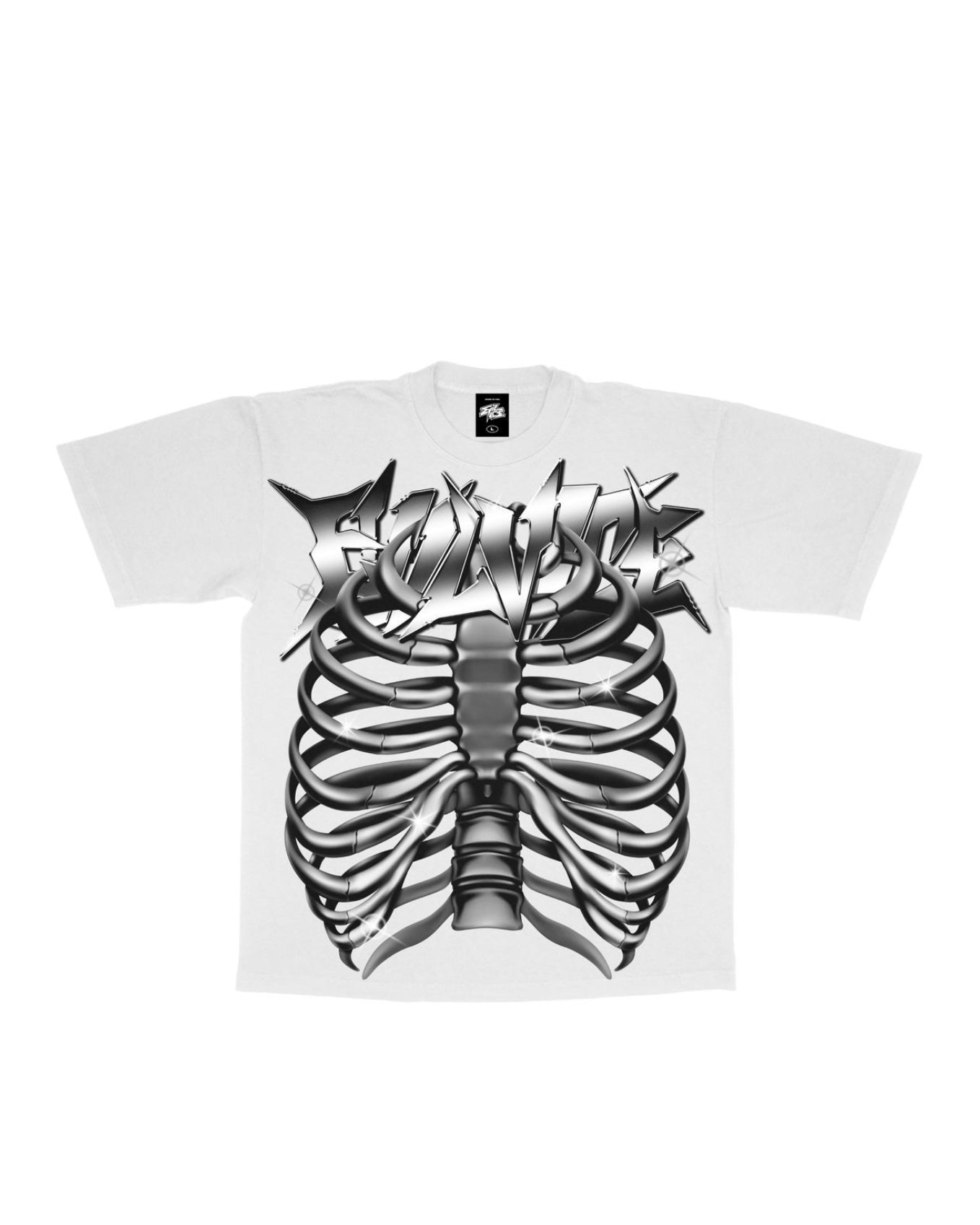 Bones tee in white color 