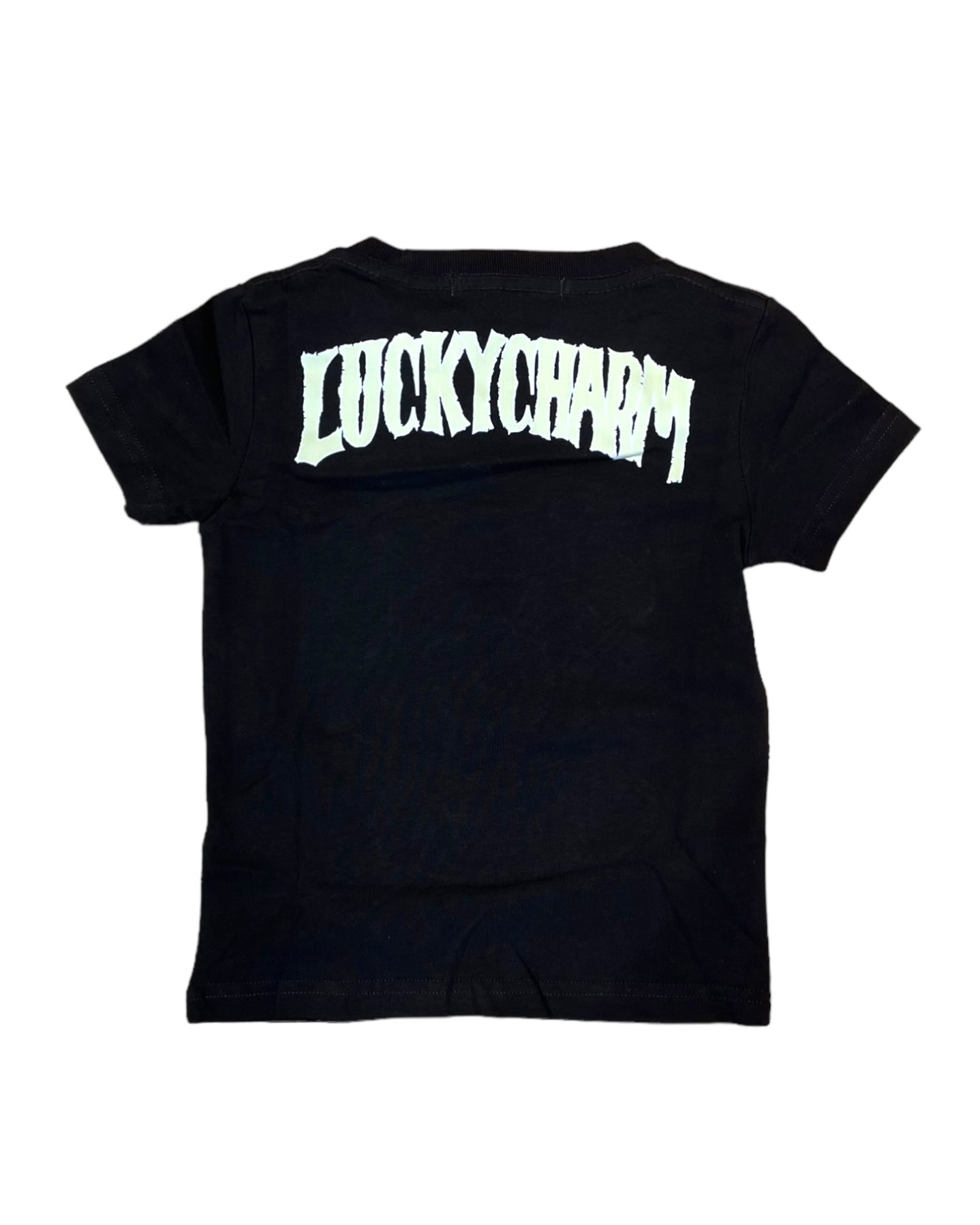 Junior boys heaven tee by lucky charms in black