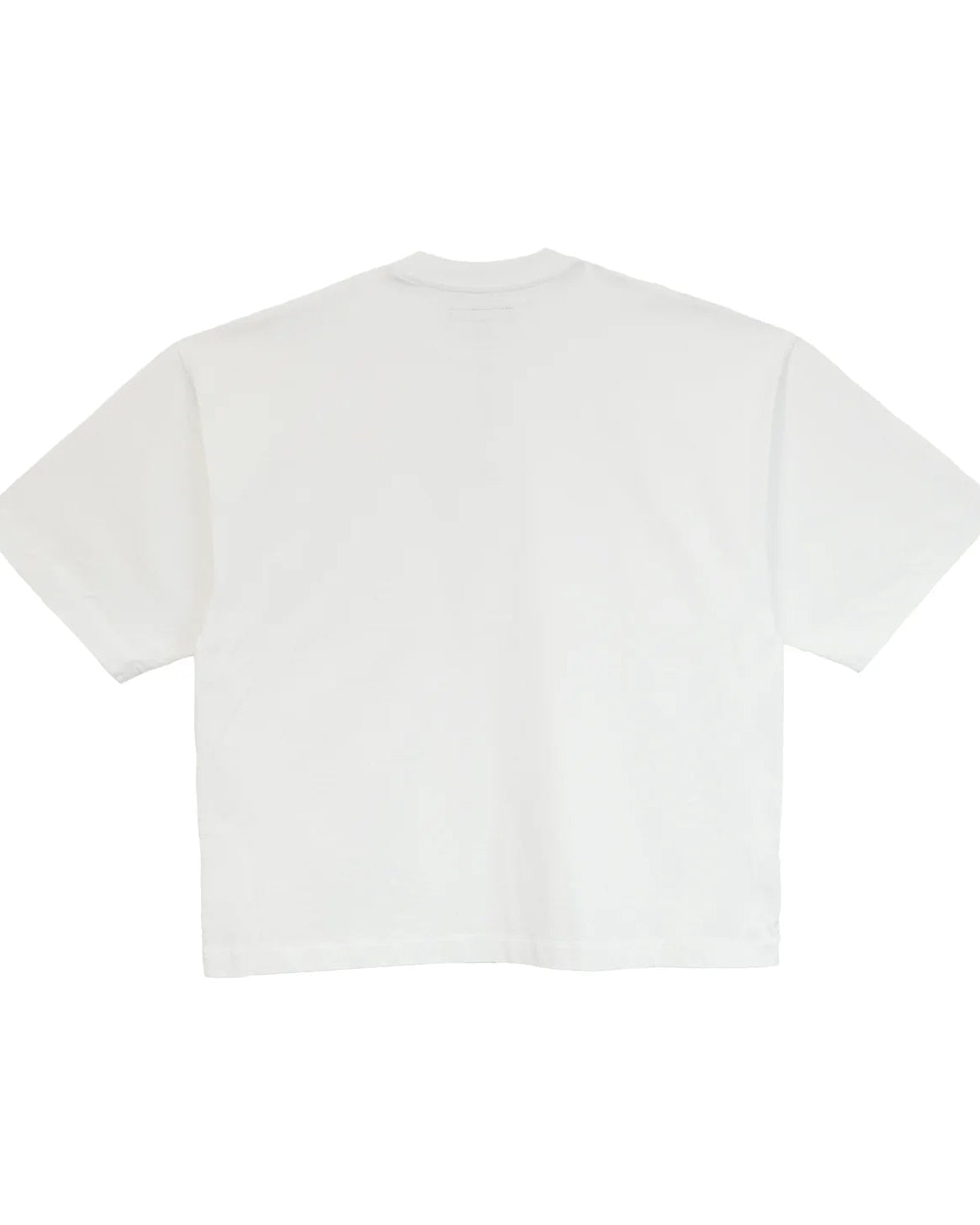 White t-shirt on a white background
