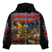 Chaos in the City Zip Hoodie