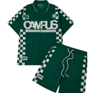 Campus Goods Checkered Jacquard Short Set