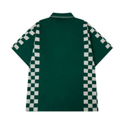 Campus Goods Checkered Jacquard Short Set
