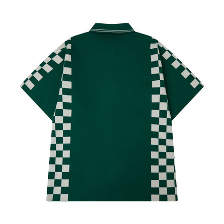Campus Goods Checkered Jacquard Short Set