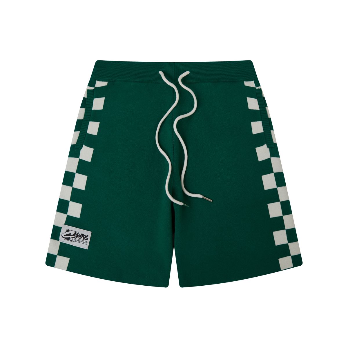 Campus Goods Checkered Jacquard Short Set