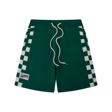 Campus Goods Checkered Jacquard Short Set