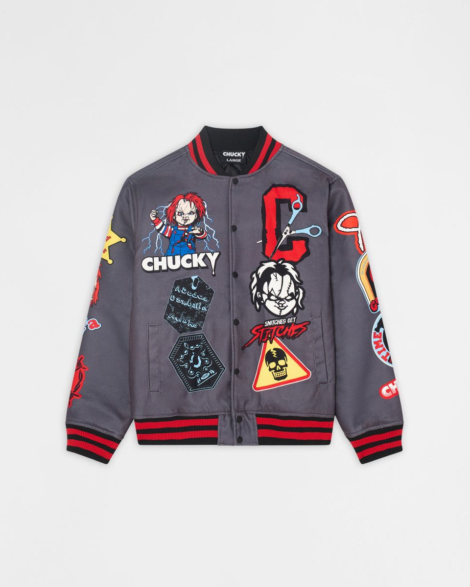 Reason Chucky No More Mr. Good Guy Varsity Jacket