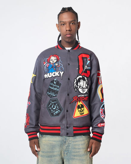 Reason Chucky No More Mr. Good Guy Varsity Jacket
