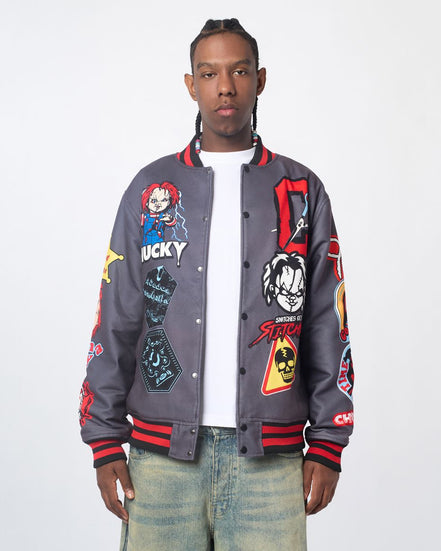 Reason Chucky No More Mr. Good Guy Varsity Jacket