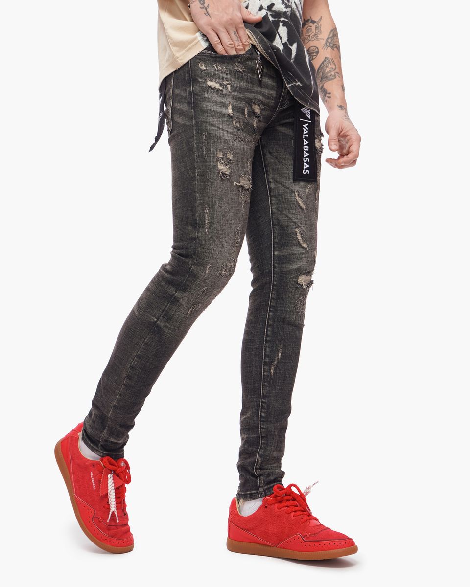 Valabasas Collage Skinny Jean