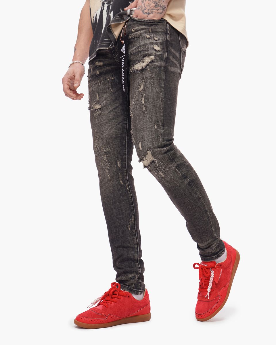 Valabasas Collage Skinny Jean
