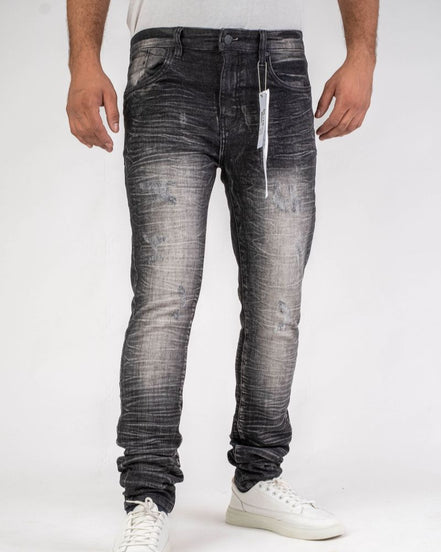 Crinkle Acid Wash Slim Jeans 459