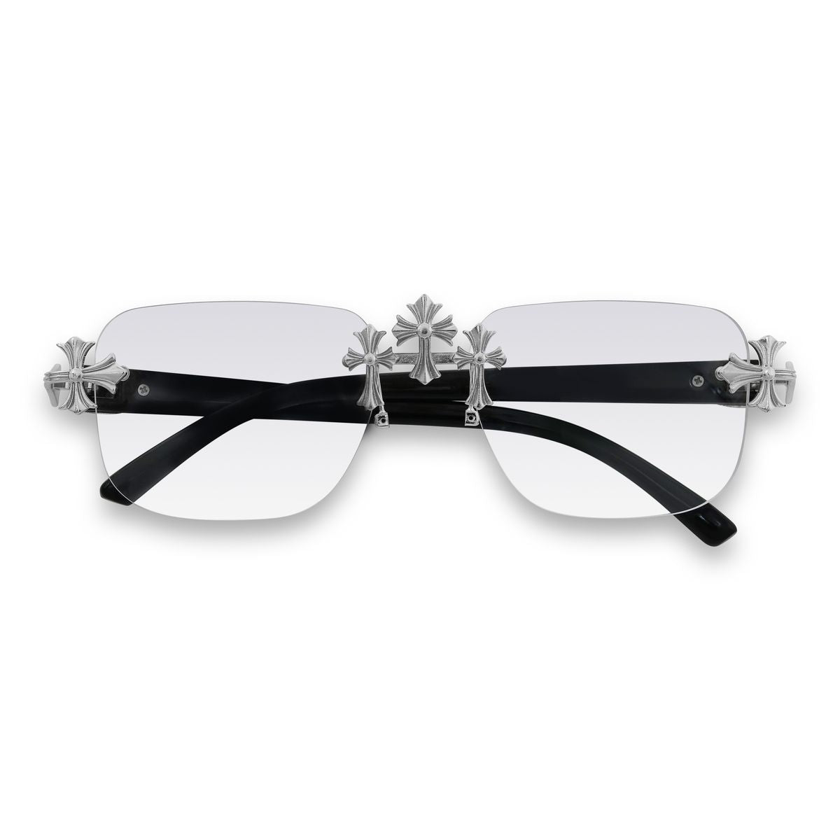 Cross Bridged Clear Lens Shades