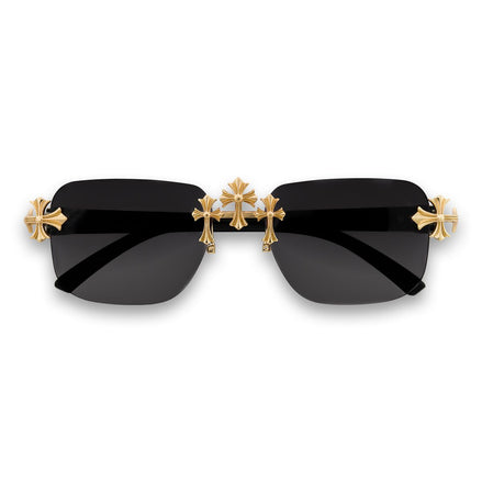 Temple Black Lens Shades