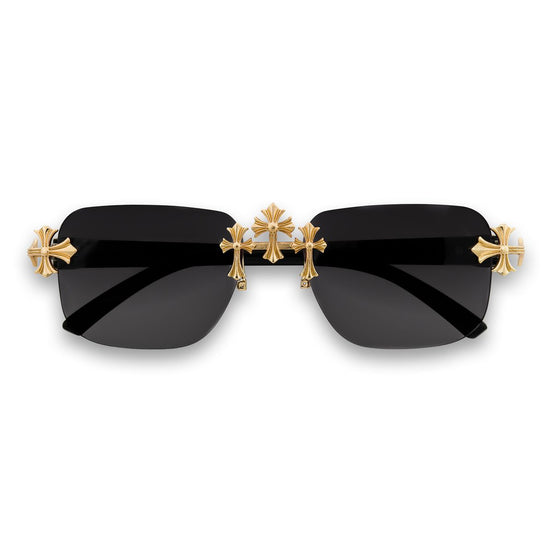 Temple Black Lens Shades