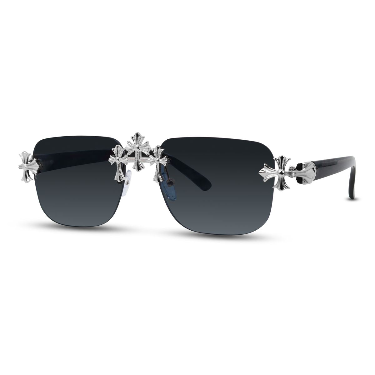 Temple Black Lens Shades