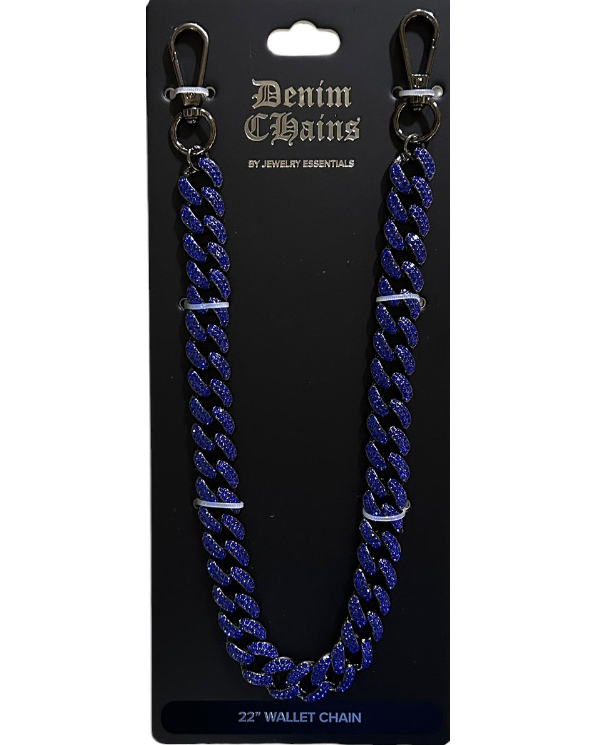 Jewelry Essentials Cuban Stone 18MM Pant Chain