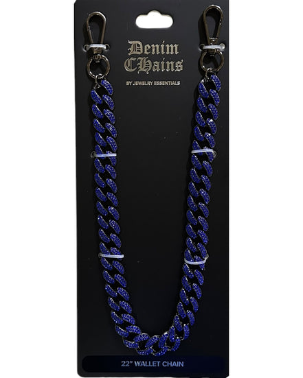 Jewelry Essentials Cuban Stone 18MM Pant Chain