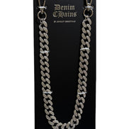 Jewelry Essentials Cuban Stone 18MM Pant Chain