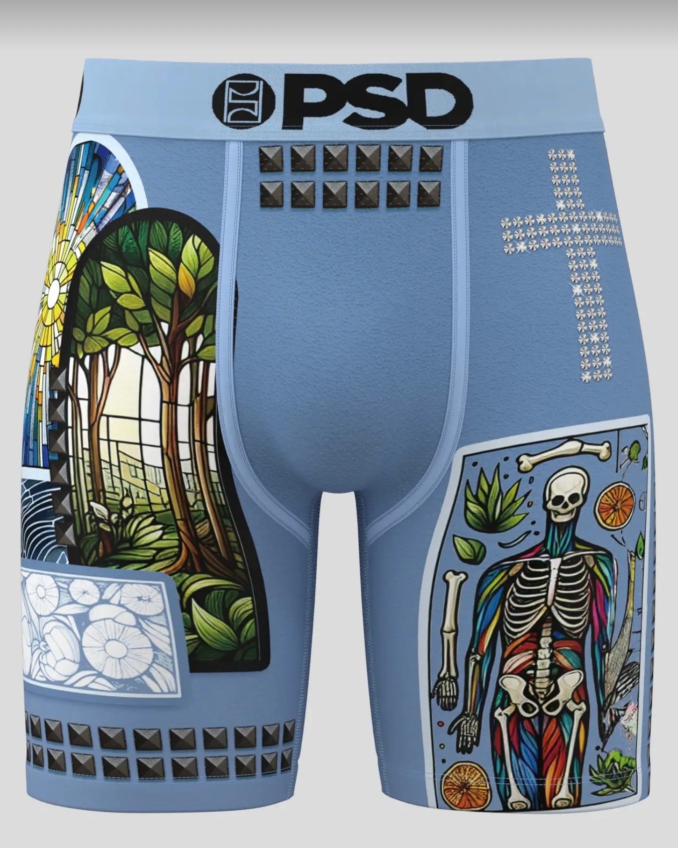 Psd cathedral briefs in Carolina blue 