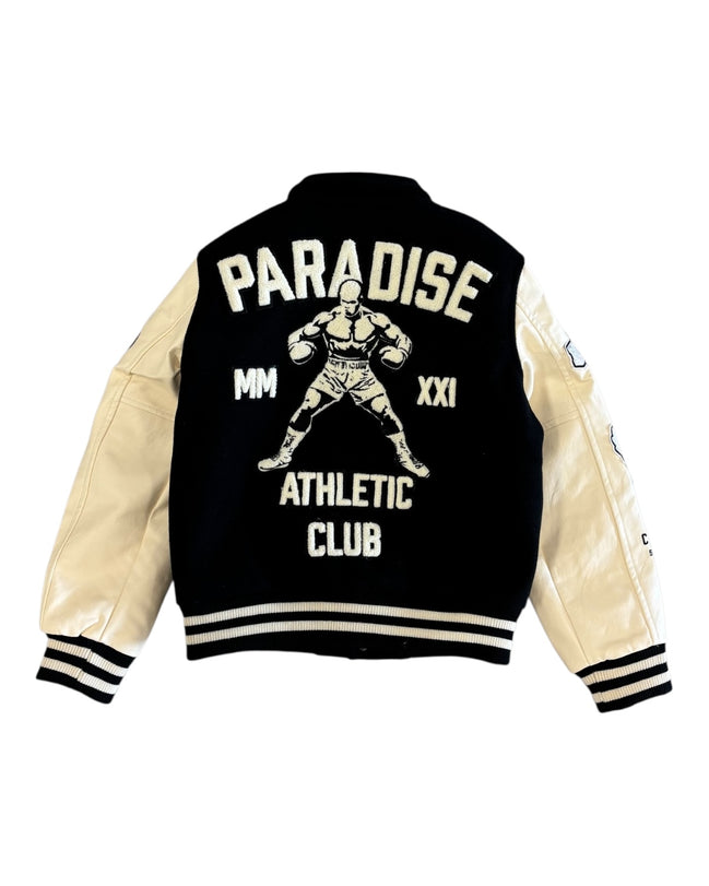 Jordan Craig varsity jacket in black 