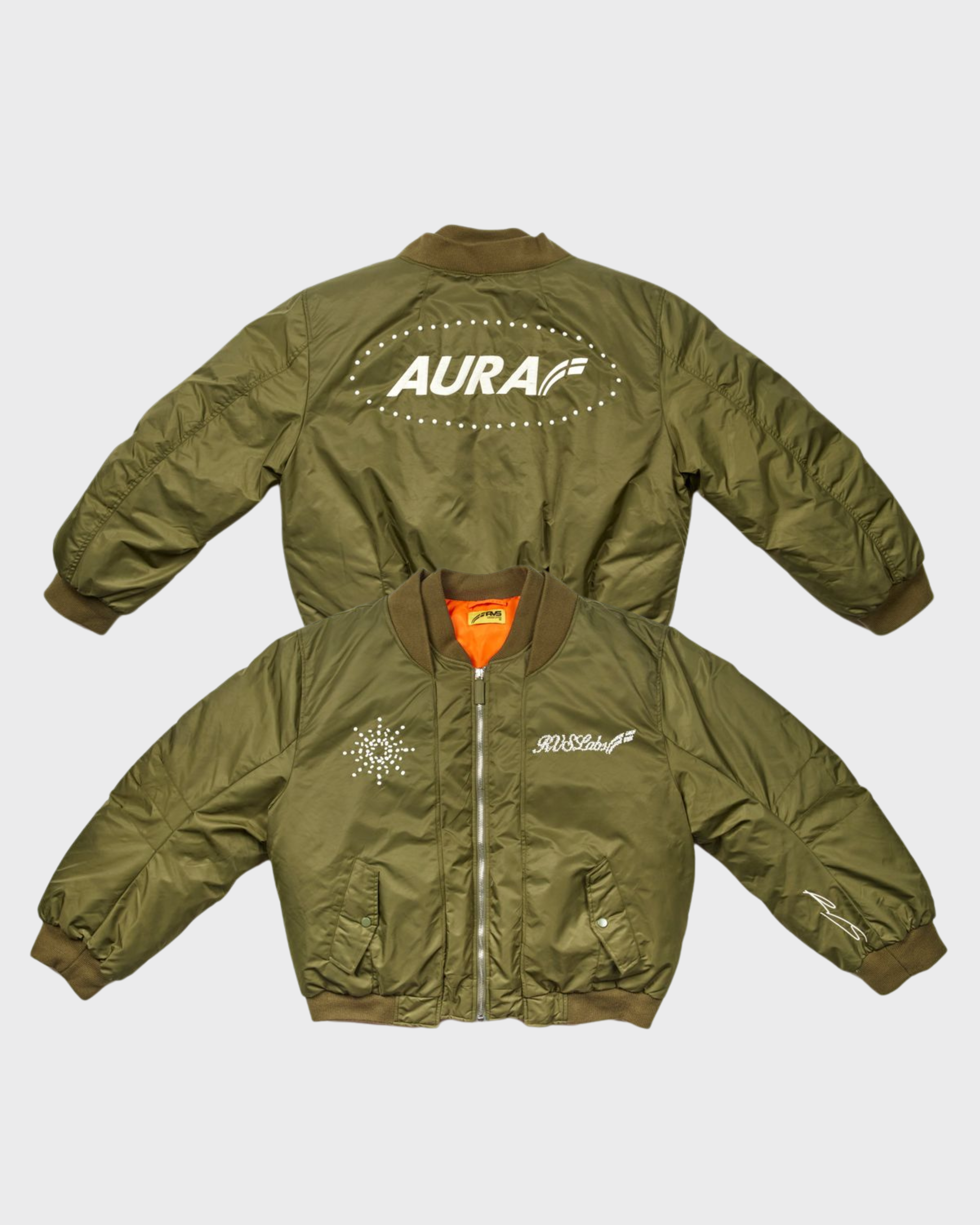 commando bomber jacket in olive by RVs labs