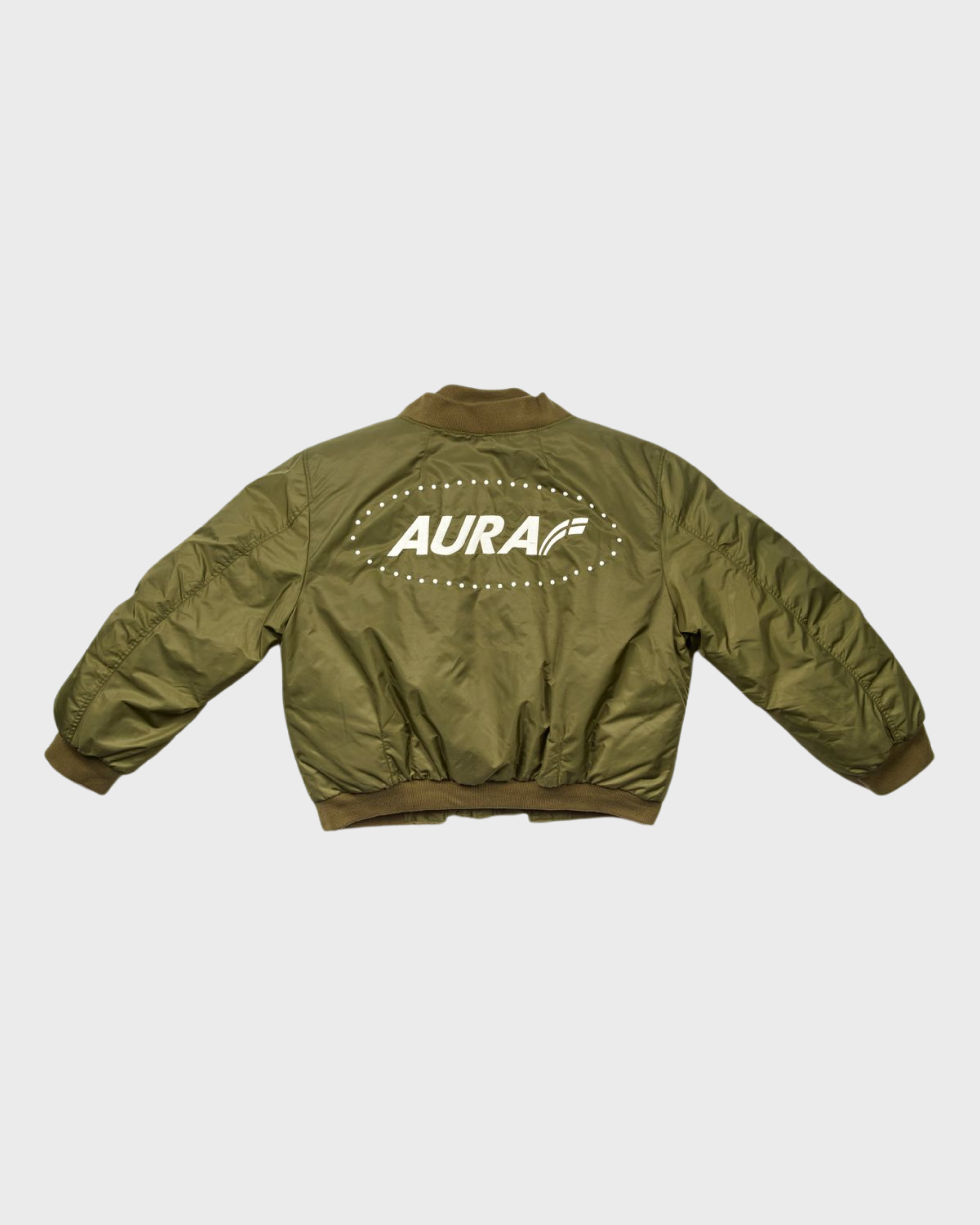 Commando bomber jacket in olive green by RVs labs