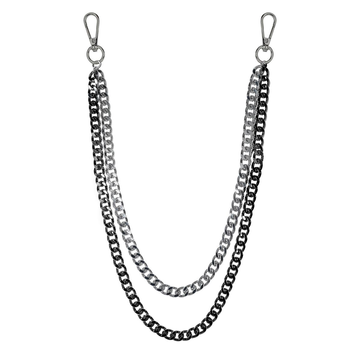 Jewelry Essentials Double Cuban 11mm Pant Chain