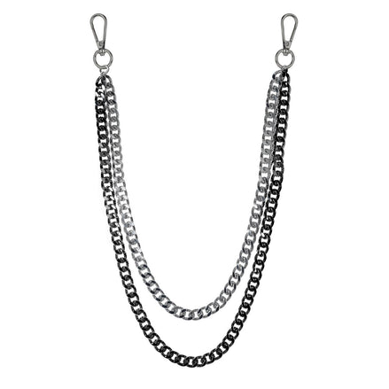 Jewelry Essentials Double Cuban 11mm Pant Chain