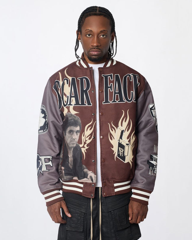 Reason Eyes Never Lie Scarface Varsity Jacket