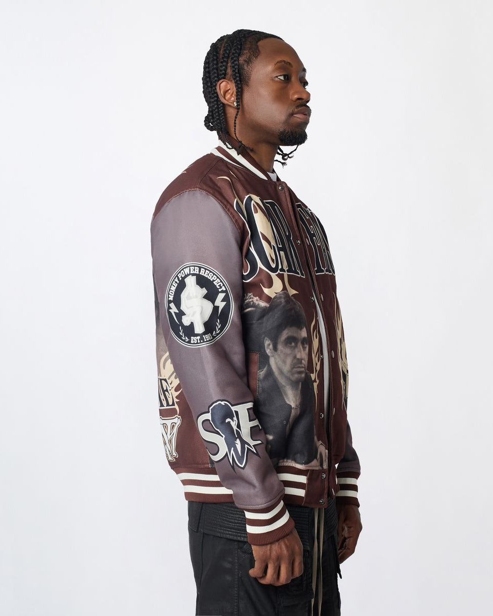 Reason Eyes Never Lie Scarface Varsity Jacket