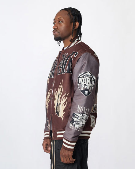 Reason Eyes Never Lie Scarface Varsity Jacket
