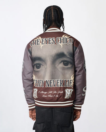 Reason Eyes Never Lie Scarface Varsity Jacket