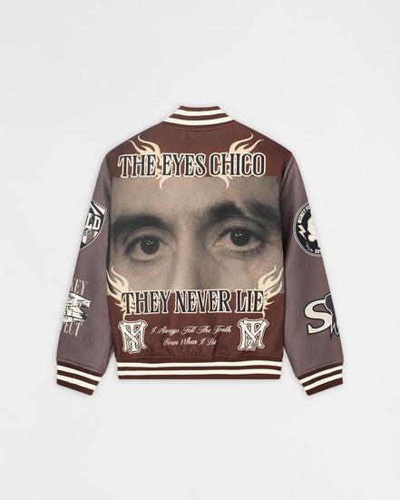 Reason Eyes Never Lie Scarface Varsity Jacket
