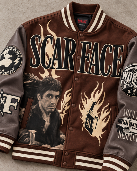 Reason Eyes Never Lie Scarface Varsity Jacket