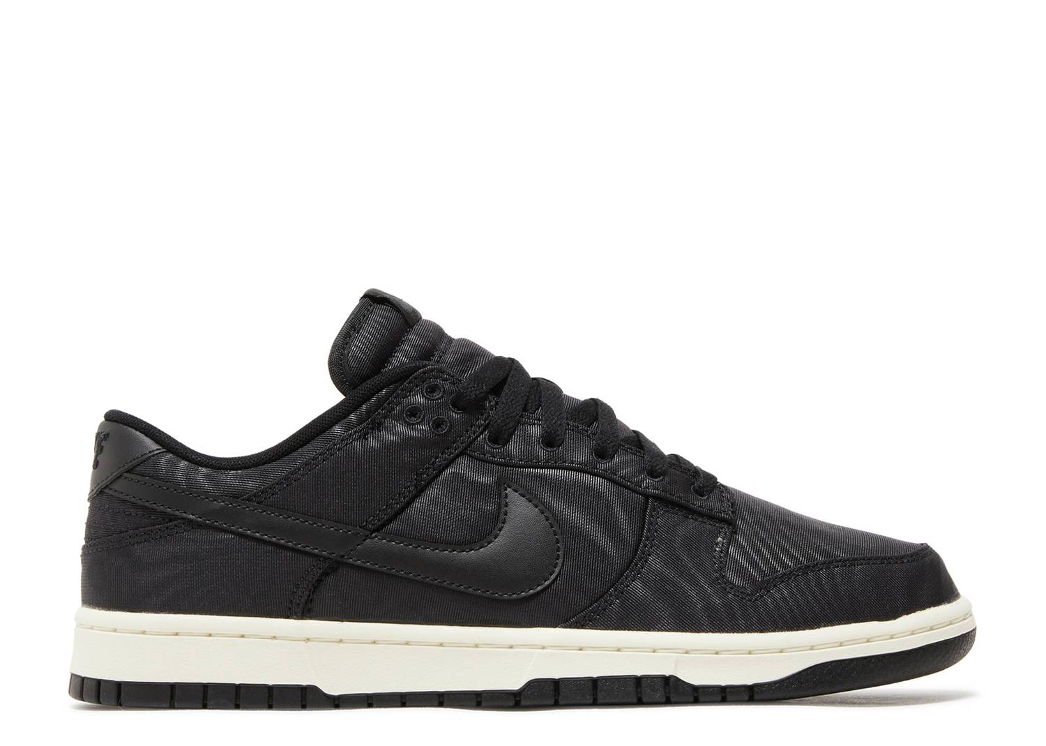 Nike Dunk Low Black Canvas Men